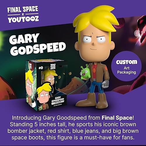 Vista 2 de Youtooz Figura de vinilo de Gary Goodspeed de 5 pulgadas, coleccionable detallado de Gary Goodspeed por Youtooz Final Space Collection