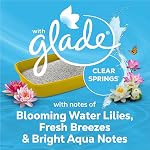 Purina Tidy Cats Clumping Multi Cat Litter, Glade Clear Springs - 38 Boîte