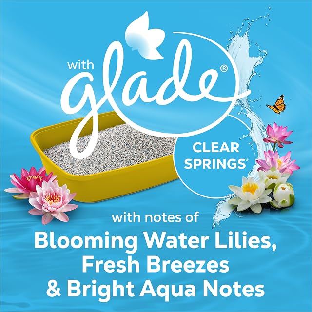 Foto 4 de 8 de Purina Tidy Cats - Arena aglutinante para Gatos múltiples, muelles Transparentes Glade, Caja de 38 Libras