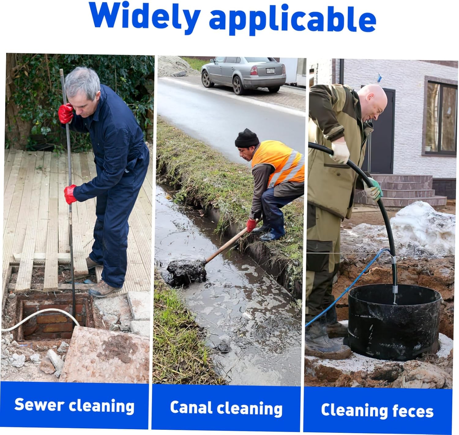 Garneck Ergonomic Handle Sifting Shovel Scoop Drain Sifting Shovel Mud Cleaning Multi-use Tool