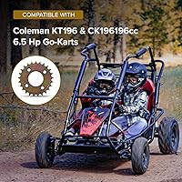Vista 2 de AlveyTech #420 Cadena 25 dientes piñón trasero para Coleman KT196 y CK196196cc 6.5 Hp Go-Karts