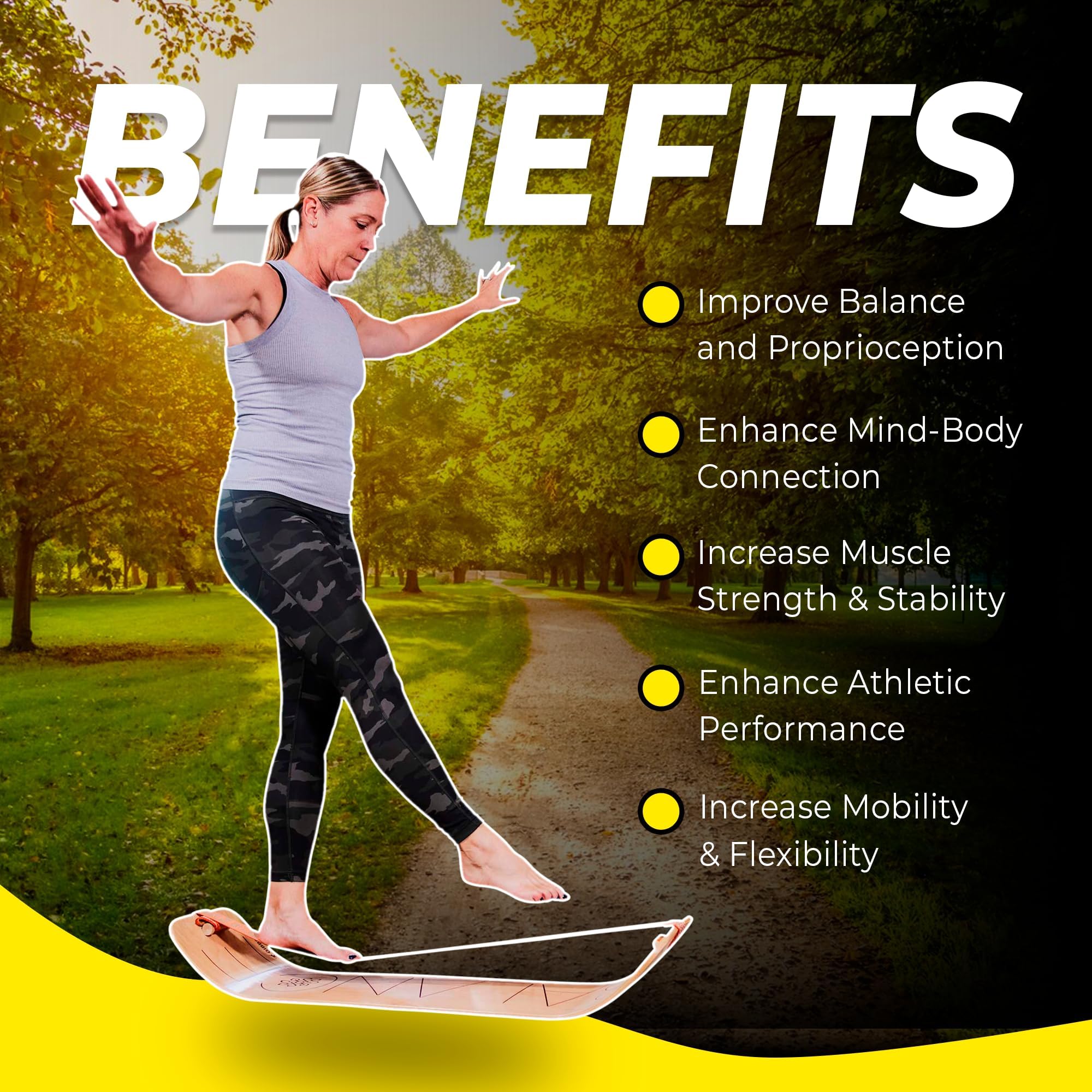Amazon | Gibbon GiBoard Balance Board | Strength Agility