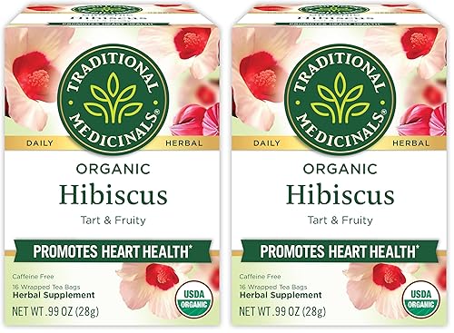 Traditional Medicinals Organic, Hibiscus Tea - Supports Normal Heart Health