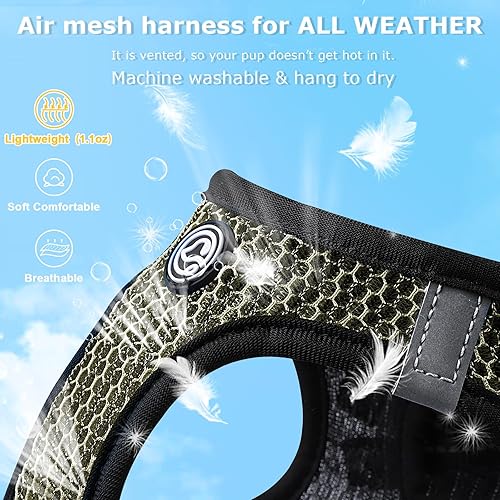 Miniatura 2 de Step in - Arnés para perro pequeño (para perros de menos de 20 libras), arnés de malla de aire para perro, chaleco para cachorro y gato XXXS-L,