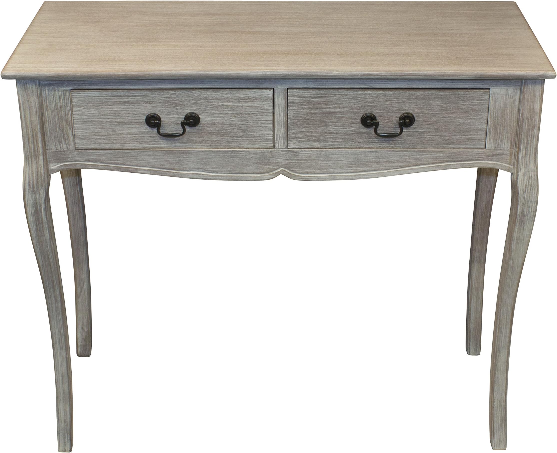 Decorative Console Table, Winter Melody, Wood - Limed oak