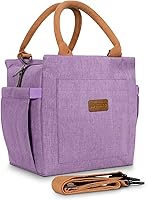 Vista 42 de Joymee - Lonchera térmica reutilizable, a prueba de fugas, grande, espaciosa, para adultos, con soporte para botellas y bolsillos laterales