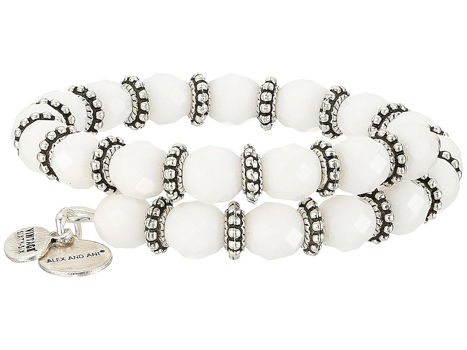 

Alex and Ani Cosmic Messages - Spirit Cloud Wrap Bracelet (Rafaelian Silver) Bracelet