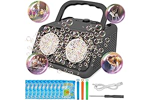 Automatic Bubble Machine, Make Giant Bubbles with 20,000+ Bubbles Per Minute for Hours of Fun