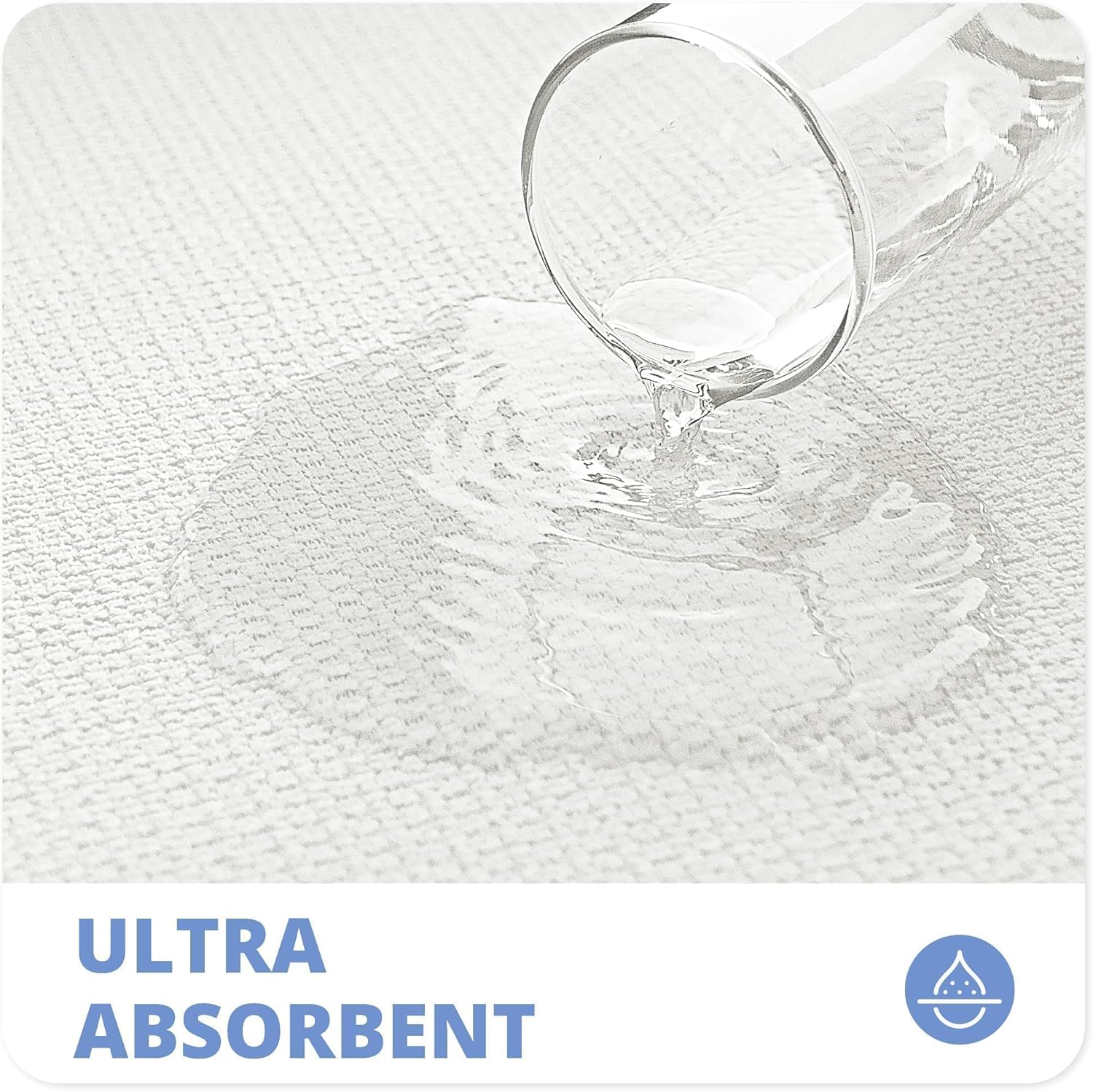 Toilet Rugs U Shaped Bathroom Rug,Machine Washable Non Slip Quick Dry Super Absorbent Ultra Thin Toilet Mats for Bathroom Toilet.Cream,1'8"x2'(20x24inch) - Image 3