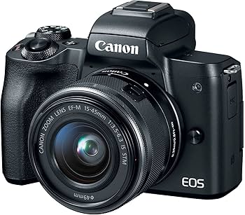 Canon EOS M50 ミラーレス一眼レフカメラ セット Amazon.com : Canon EOS M50 Mirrorless Vlogging Camera Kit
