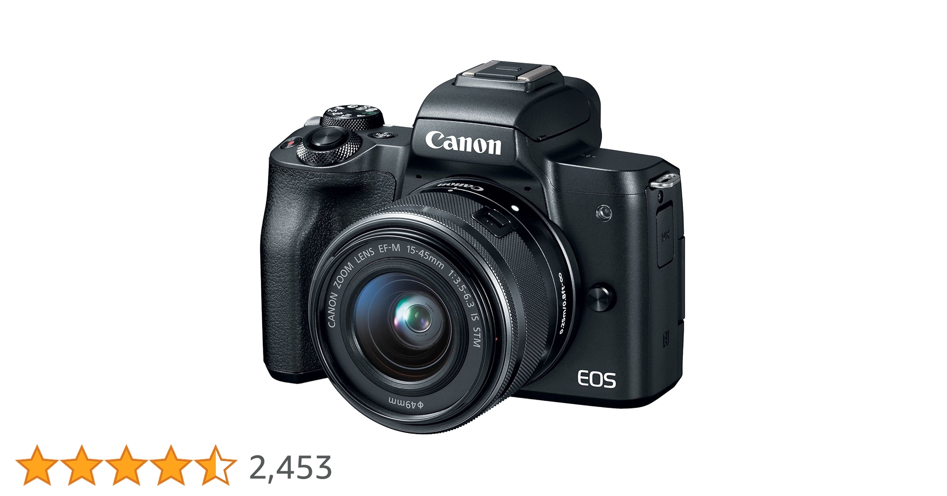 キャノンM50 本体➕レンズ　美品 Amazon | Canon EOS M50 Mirrorless Digital Camera [with 15-45