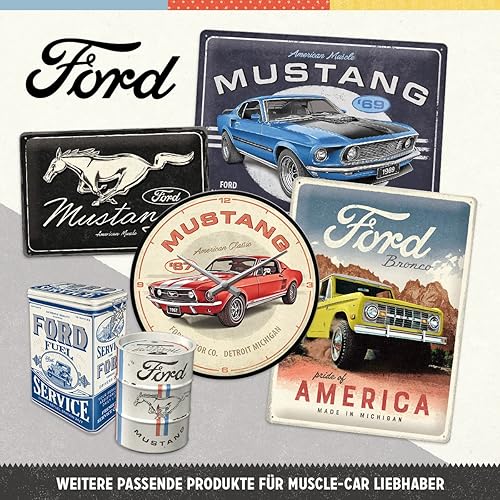 Miniatura 4 de Nostalgic-Art Letrero colgante retro, 3.9 x 7.9 pulgadas, Ford  Servicio y reparación  Idea de regalo para los fanáticos de Ford, producto de