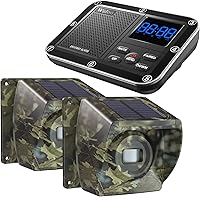 Vista 10 de Alarma inalámbrica de entrada de 1800 pies, sistema de alerta con sensor de movimiento de largo alcance, detector de entrada para el hogar