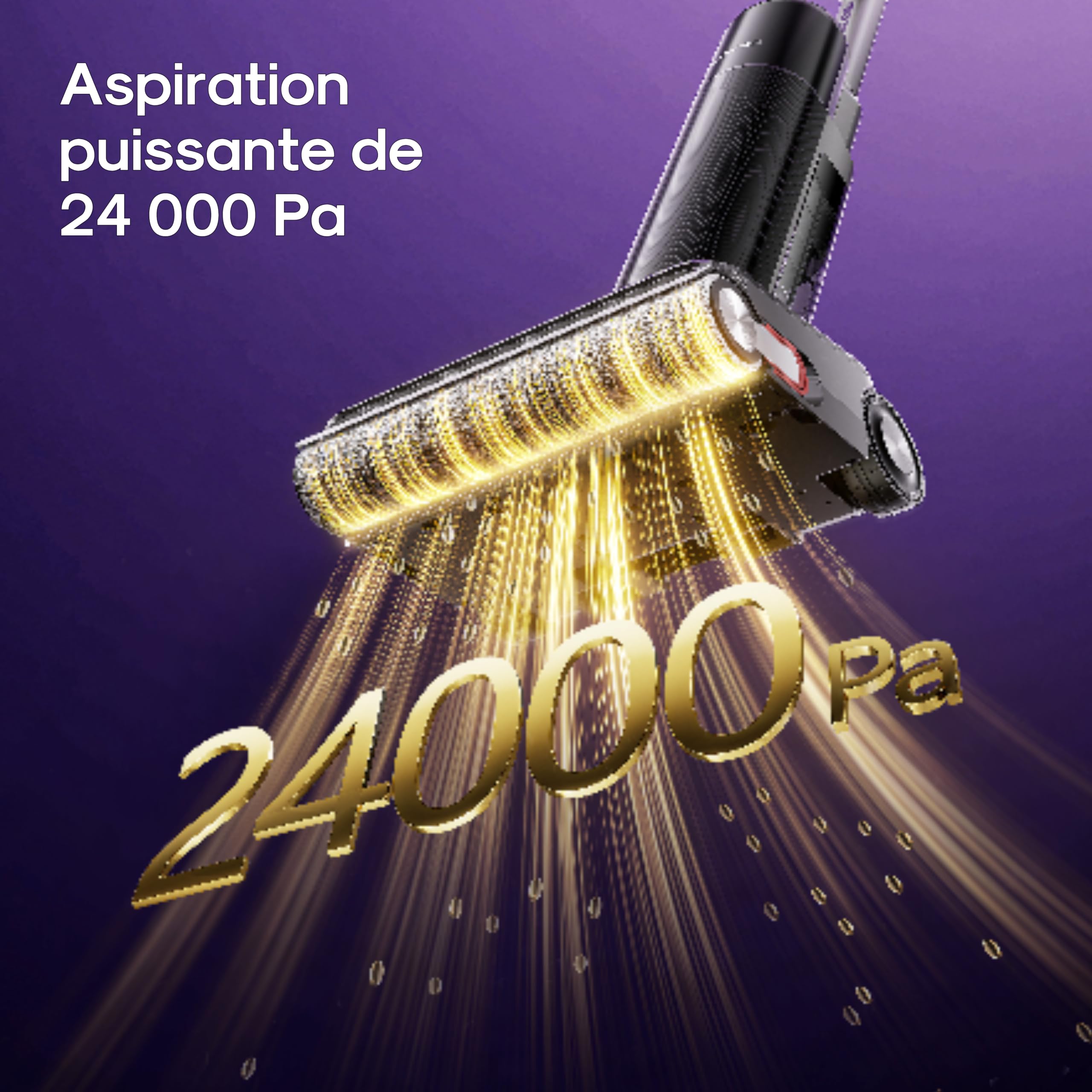 Eureka Aspirateur Laveur sans Fil, 24000Pa Aspiration, Auto-Nettoyage, séchage air Chaud 70°C, Brosse Anti-emmêlement 3.0, 180° à Plat, sols durs & Poils Animaux,Floorshine 830