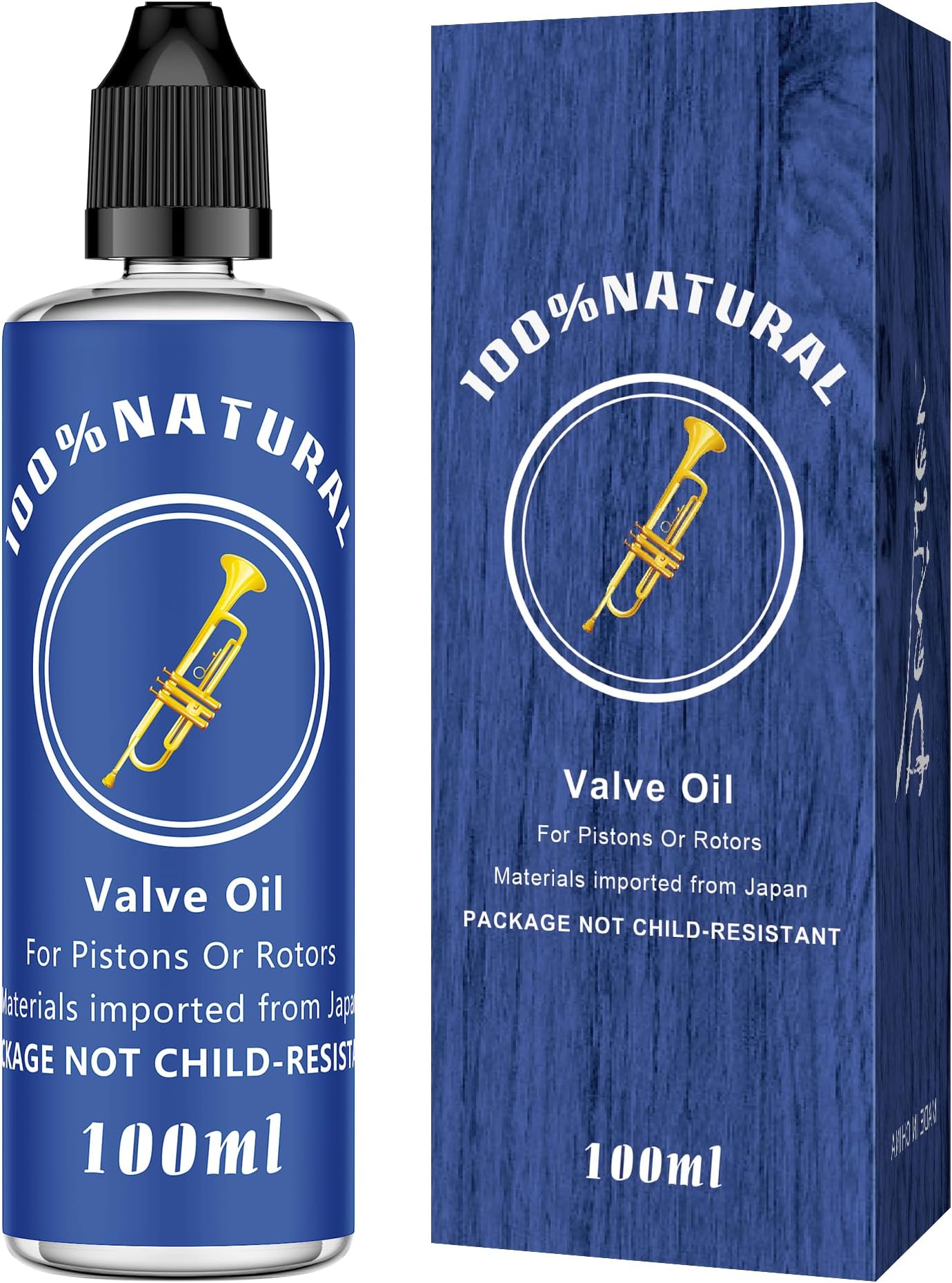 Deviser Piston Valve oil for Trumpet Horn Brass Bartione Instruments 100ml/3.5OZ