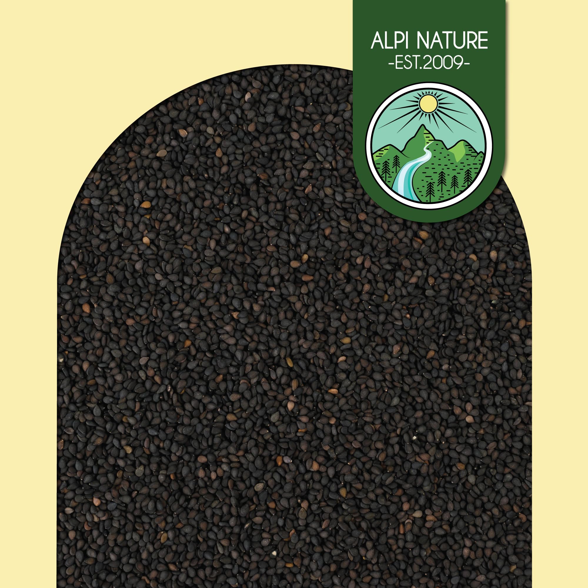 Alpi Nature Semillas de Sésamo Negro Orgánico 500g, Semillas Sesamo Negro Orgánico, sin Gluten — view 3
