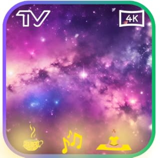 Amazing Space Music Yoga Galaxy Relaxation:Beautiful Galaxy Visuals and Music Screensavers For Tablets and Fire TV - NO ADS