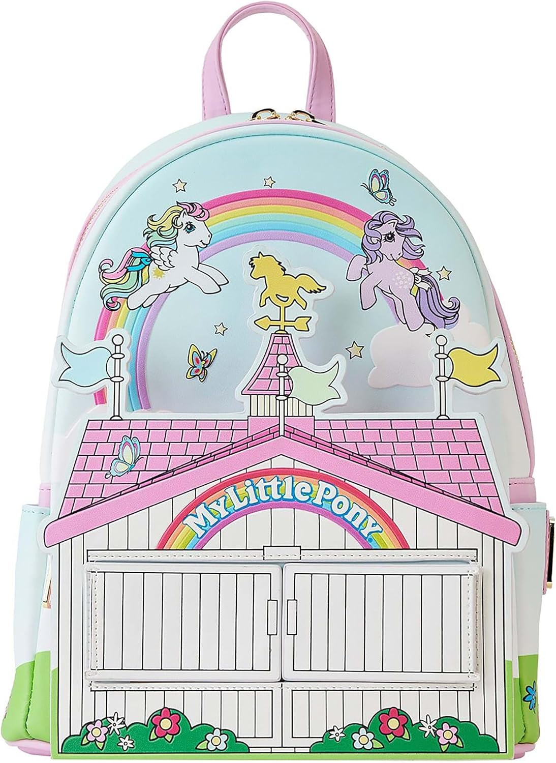 Loungefly My Little Pony 40th Anniversary Stable Mini Backpack