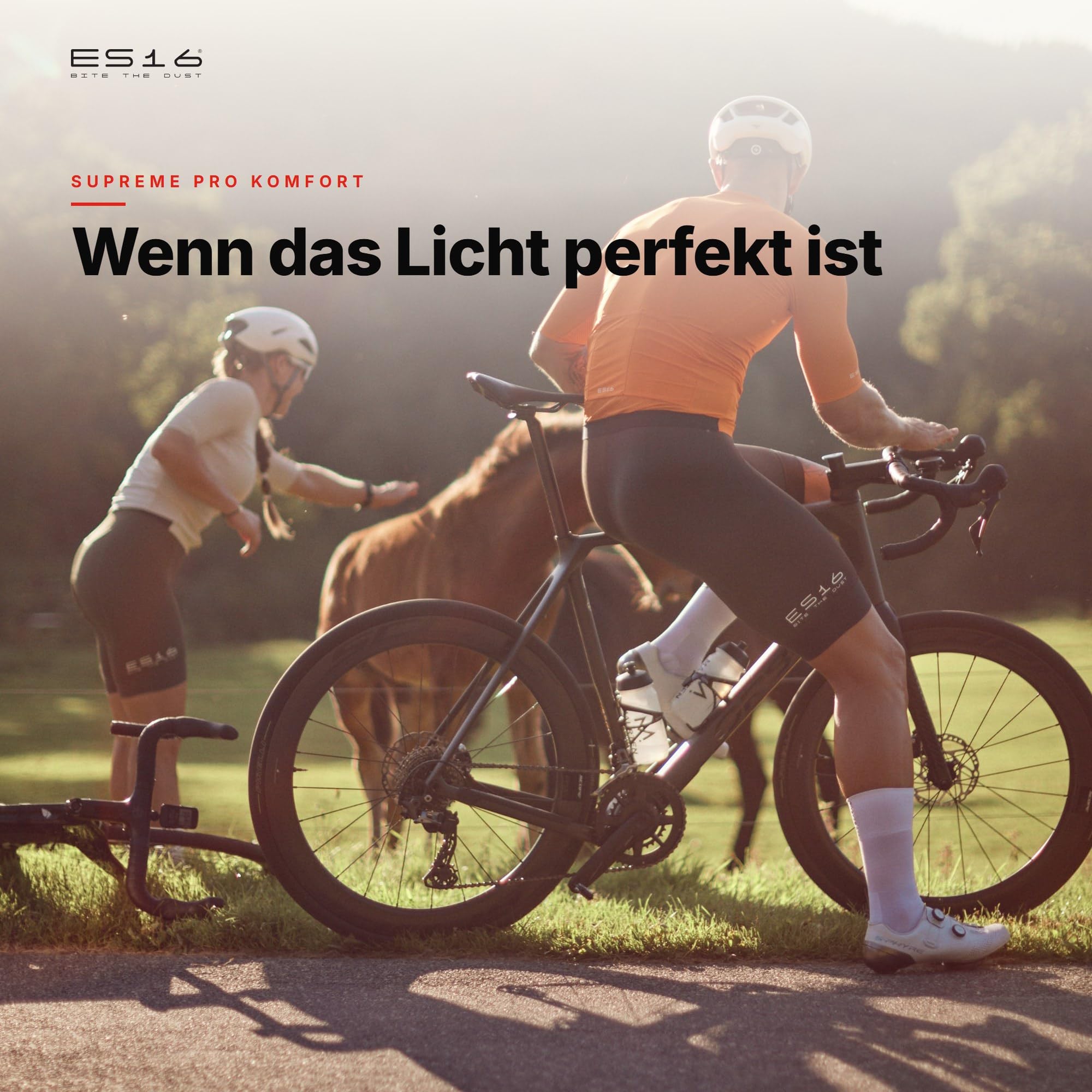PRO Trägerhose Herren Premium Radhose mit Italienischem Sitzpolster | Aerodynamisch, UV-Schutz, Atmungsaktiv | XXS–XXXXL in Mehreren Farben