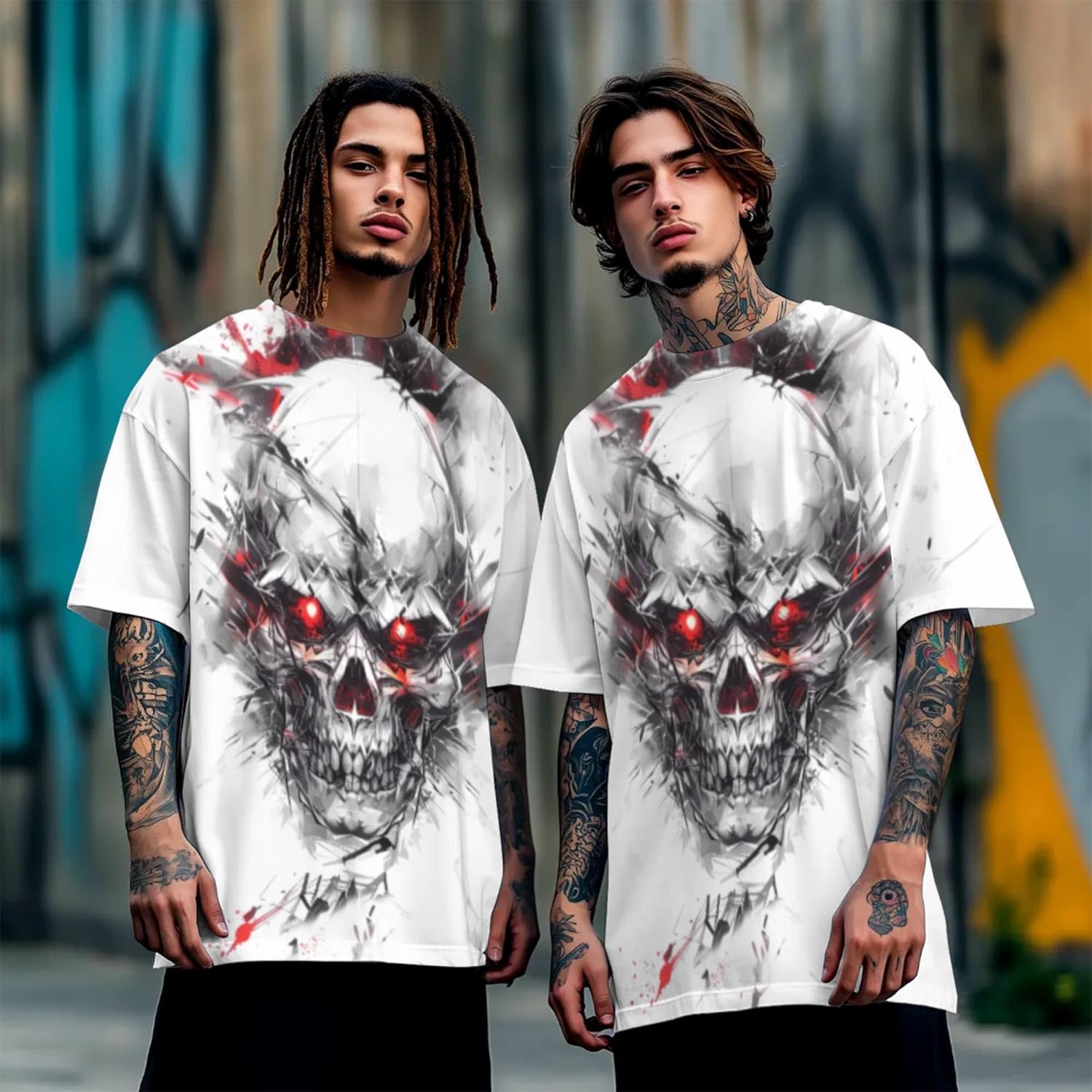 3D Pattern Print T-Shirt Breathable Cool Lightweight Flexible Easy to Match Diverse and Stylish - Image 6