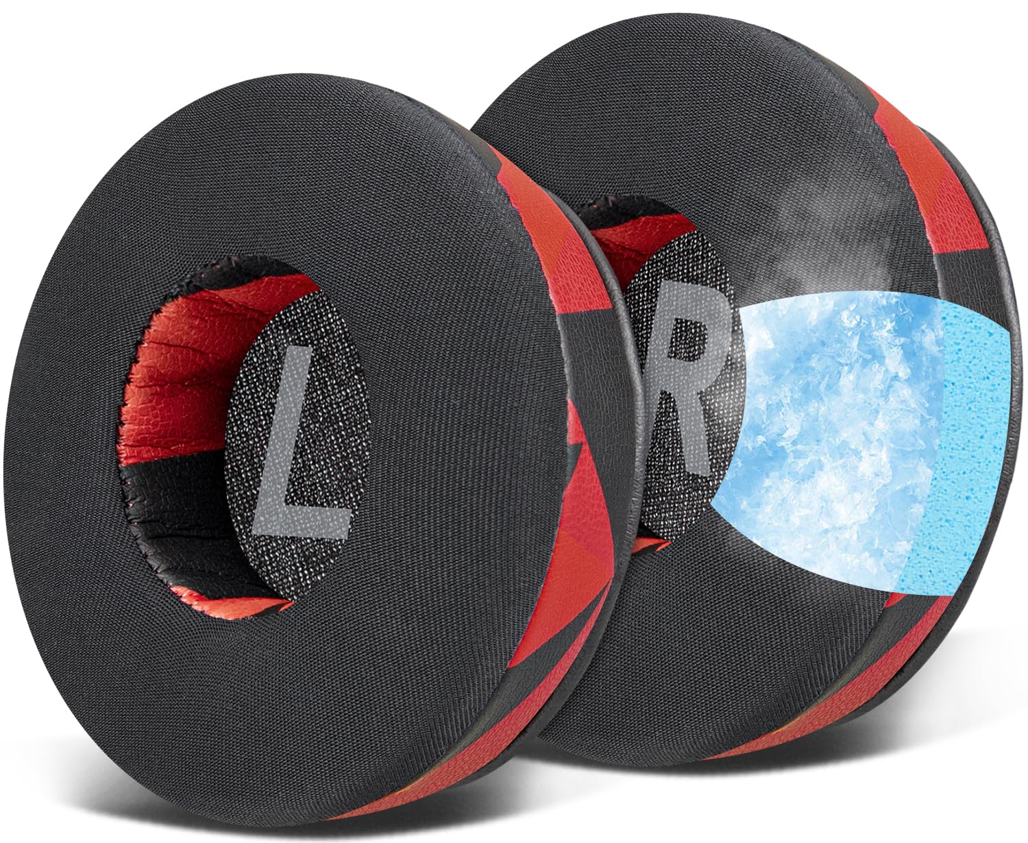 SOULWIT Cooling Gel Earpads Replacement for AKG N60/N60NC Wireless(Do Not Fit N60NC Wired) On-Ear Headphones