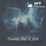 雷雨の音でリラックスできる雷雨 - 時計とライブ予報付きの没入型雨テレビ