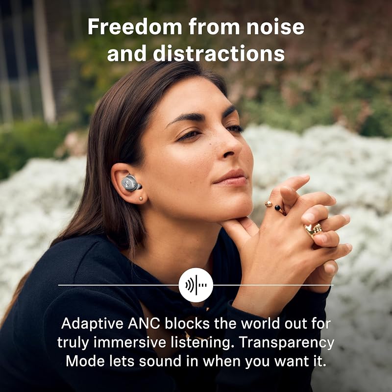 Sennheiser Momentum True Wireless 4 Smart Earbuds with Bluetooth 5.4, Crystal-Clear Sound, Comfortable Design, 30-Hour Battery Life, Adaptive ANC, LE Audio and Auracast - Black Copper image 3