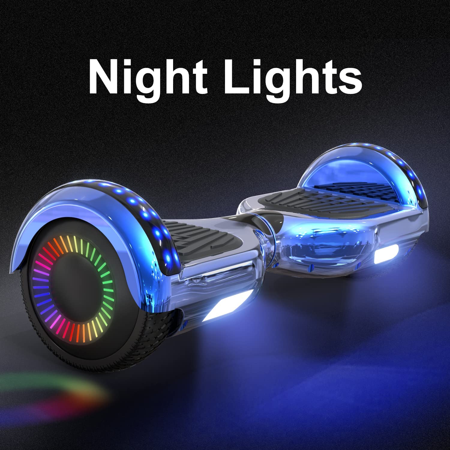 GeekMe Hoverboards,Hoverboards für Kinder,Hoverboards mit Bluetooth-Lautsprecher,Schöne LED-Leuchten,Geschenk für Kinder, Z1+