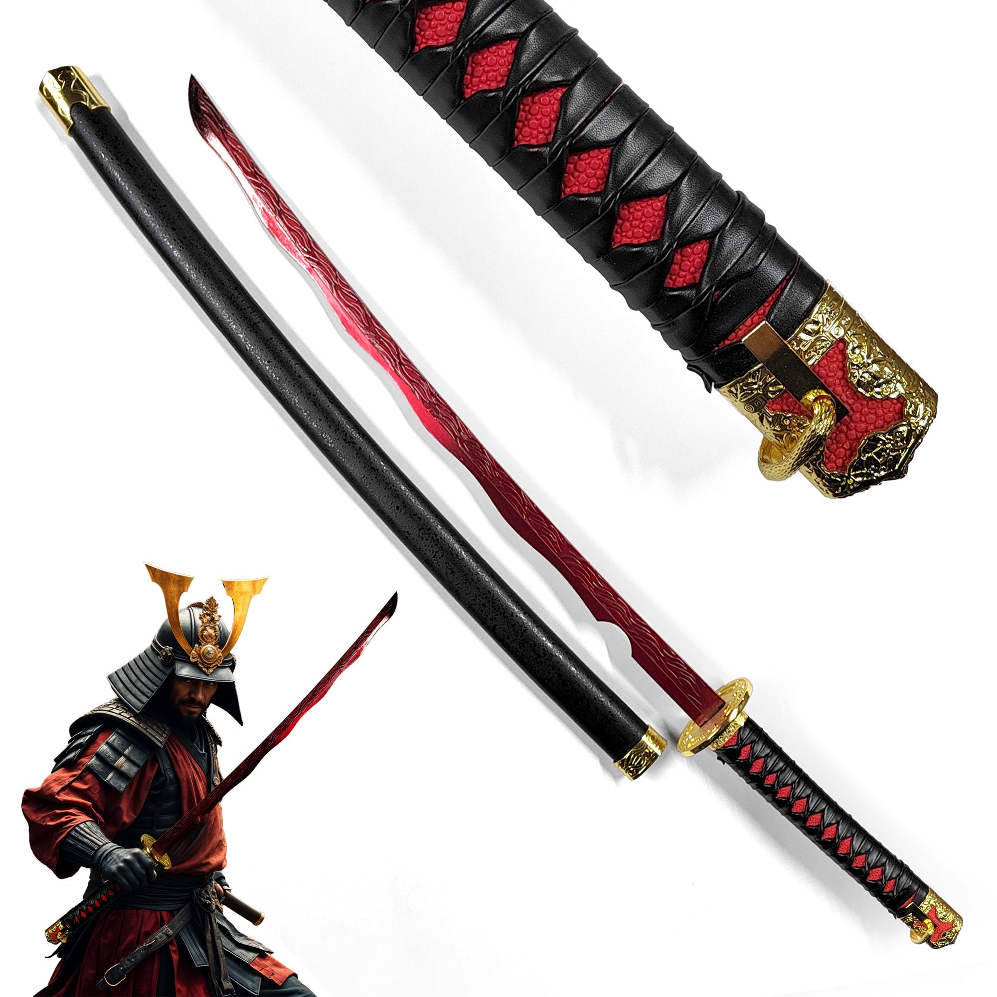 Elden Ring Schwert & Katana Repliken | Gamer Sword | Sammlerschwert & Cosplay Gamer Merch Zubehör Spiel | Fans und Cosplay