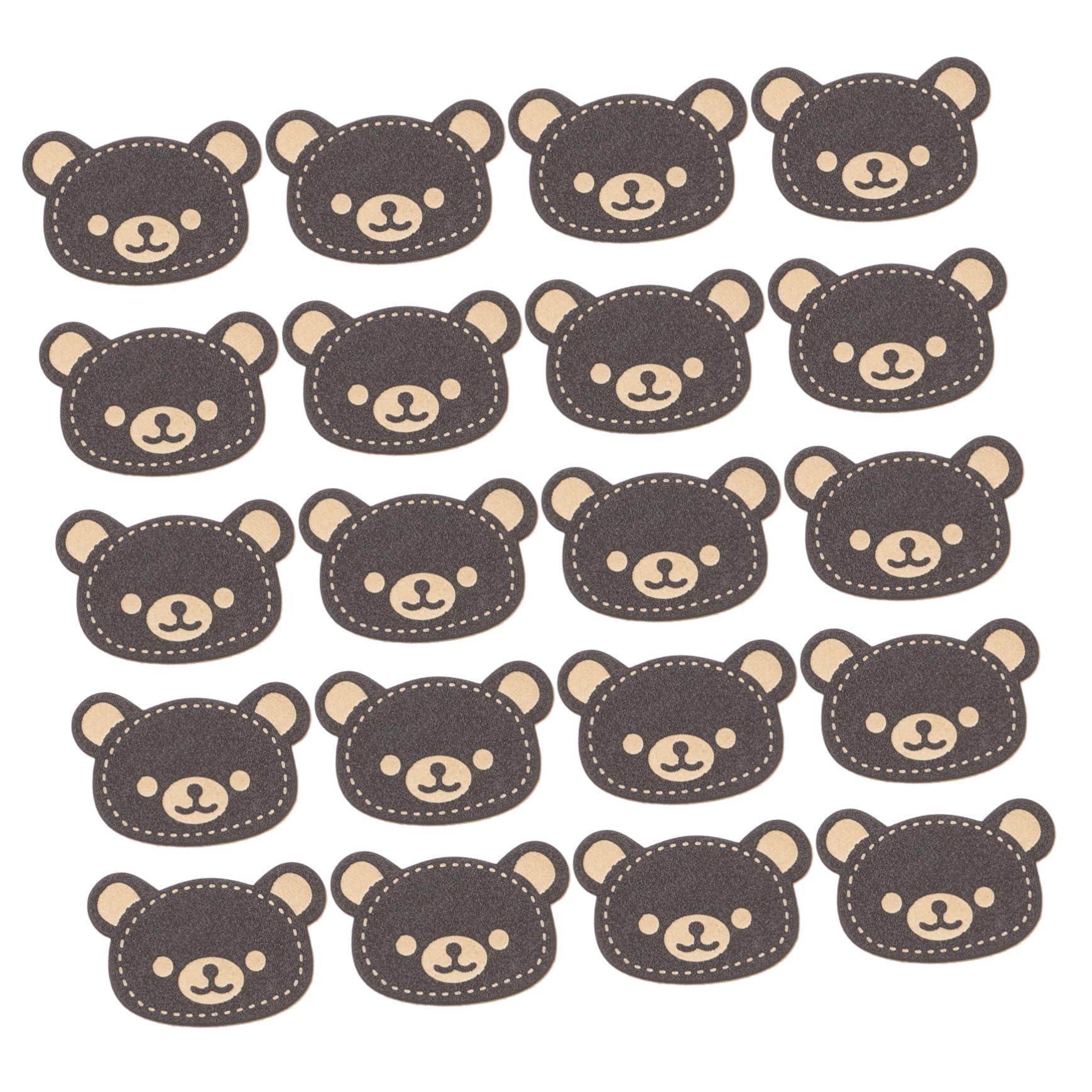 SEWACC 100pcs Clothing Accessories Present Labels DIY Sew Appliques Clothes Bonnet Molds Handmade Bags Tag Knit DIY Accessories Garment Label Applique Jacket Child Gloves Pu Jeans