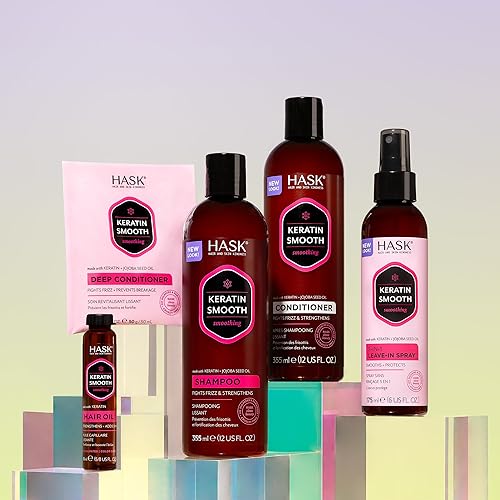 Vista 26 de HASK Juego de champú + acondicionador para cabello teñido Sin sulfatos, sin parabenos, sin gluten, vegano, sin crueldad, seguro para el color 12