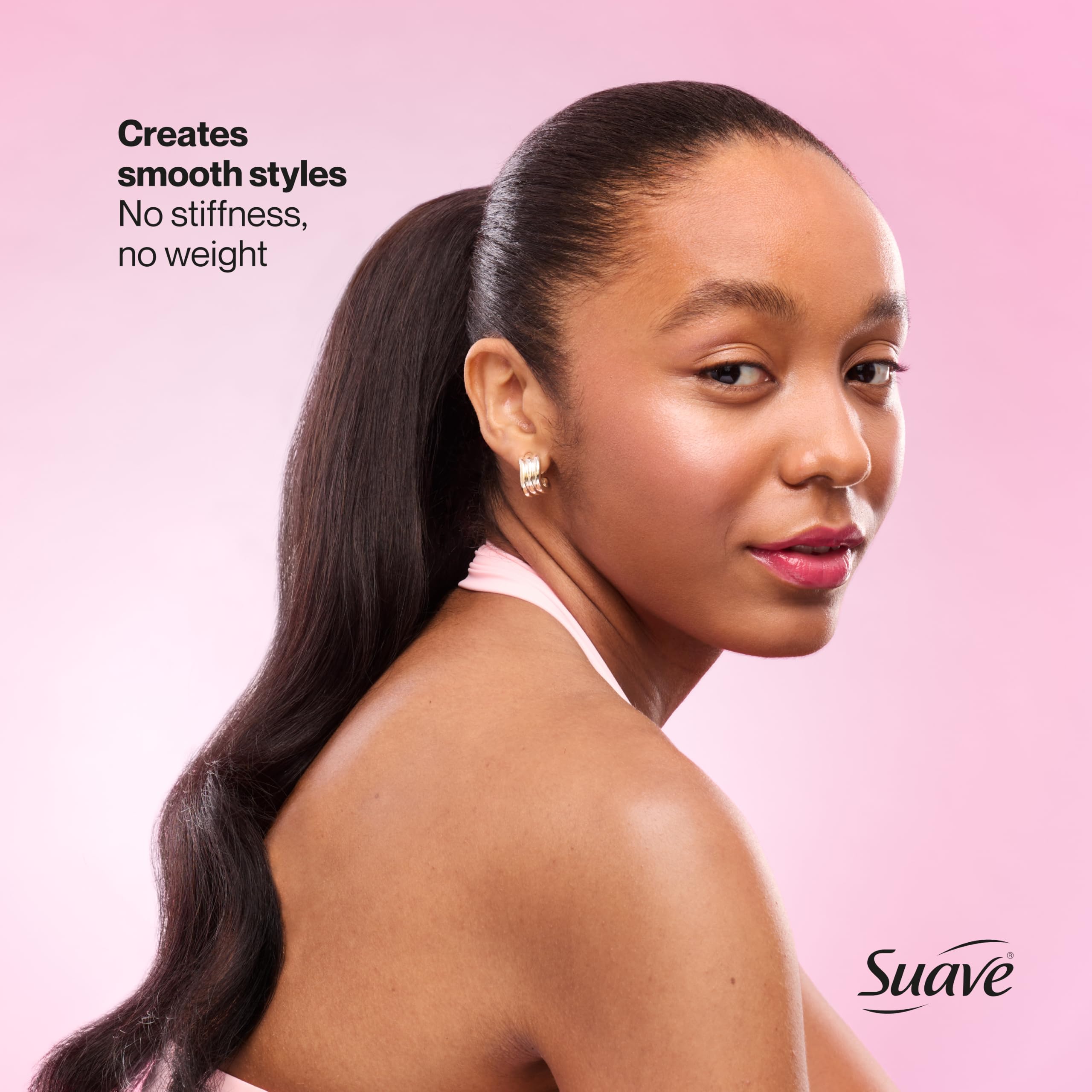 Suave Max Hold Unscented Non-Aerosol Hairspray, Strong Hold, 11 fl oz, 12 Count