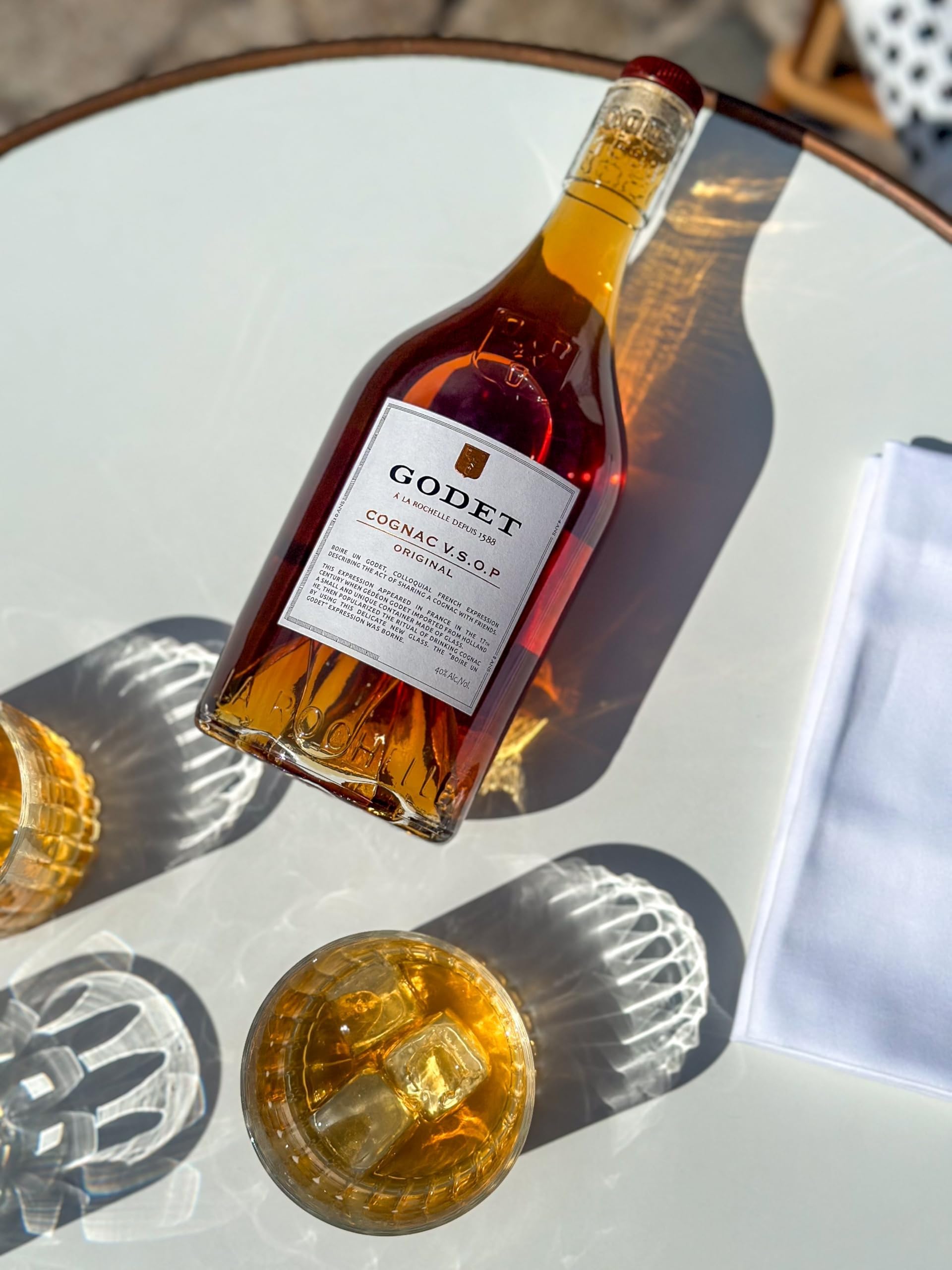 Godet V.S.O.P Original Cognac 0.7 l Geschenkverpackung