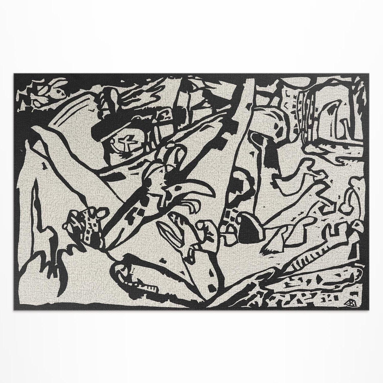 Tapis d'extérieur imperméable 100x150 cm résistant décoloration