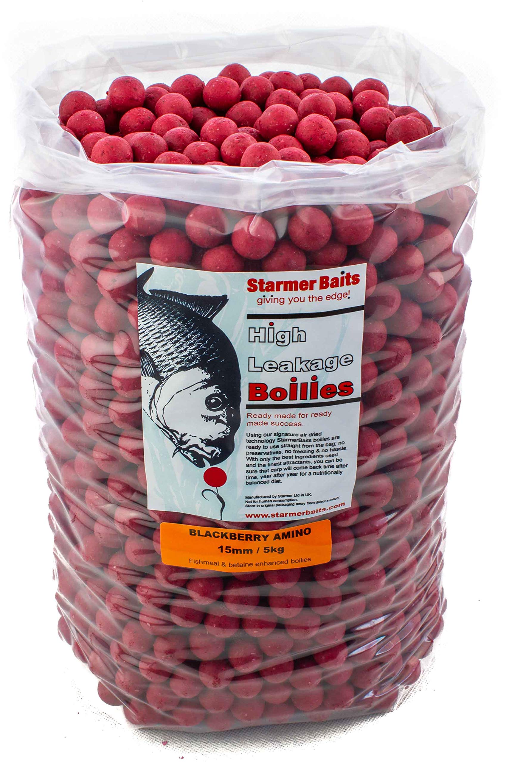 starmerbaits Boilies 15mm 5kg / Blackberry amino