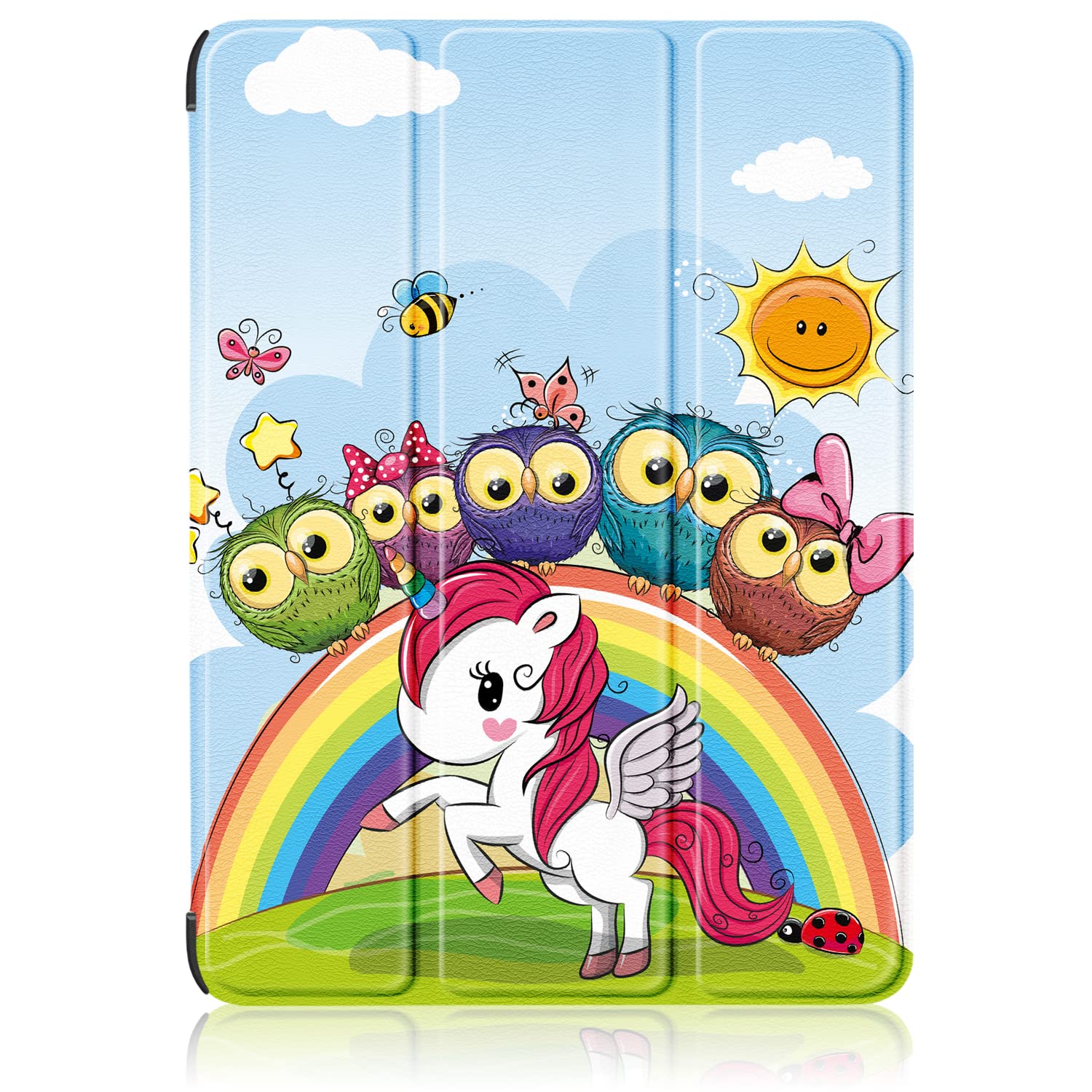 XuanbeierProtective Smart Cover for OnePlus Pad 11.6" 2023 - Ultra-Thin PU Leather Folding Folio Stand Case With Auto Wake/Sleep Function for OnePlus/Oppo Pad 2, Z-Wunicorn
