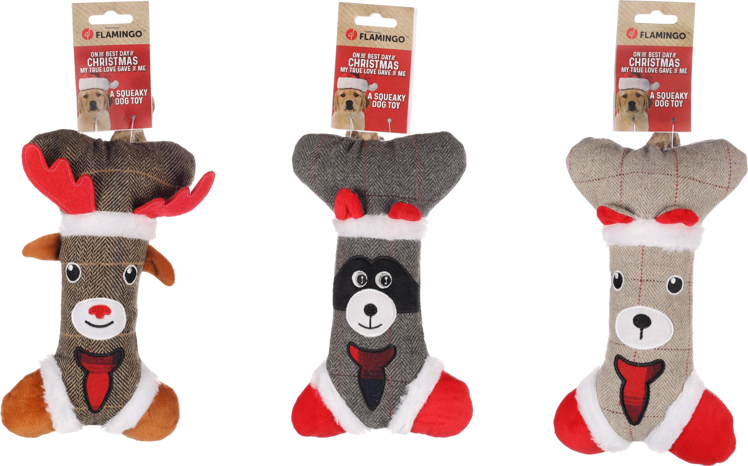 Flamingo CHRISTMAS DT BETO BONE + ROPE ASSORTMENT