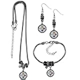 NFL womens Euro Bead Jewelry 3 piece Set
