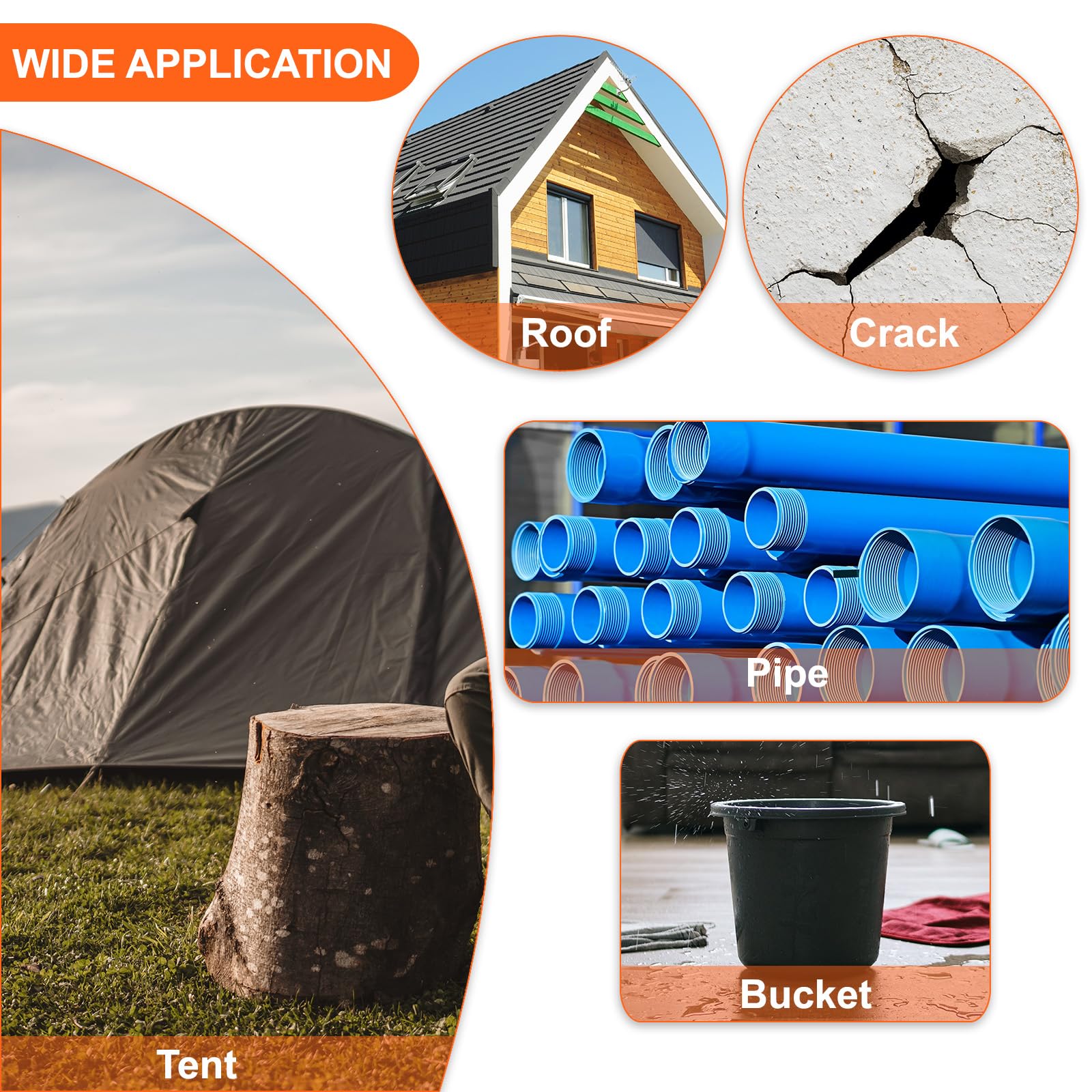QUARKZMAN Cinta De Butilo Multiusos 12 Pulgadas X 16 Pies Cinta De Aluminio Impermeable Para Reparación De RV Ventana Sellado De Tuberías De Vidrio Y Goma (Plateado, De 1)