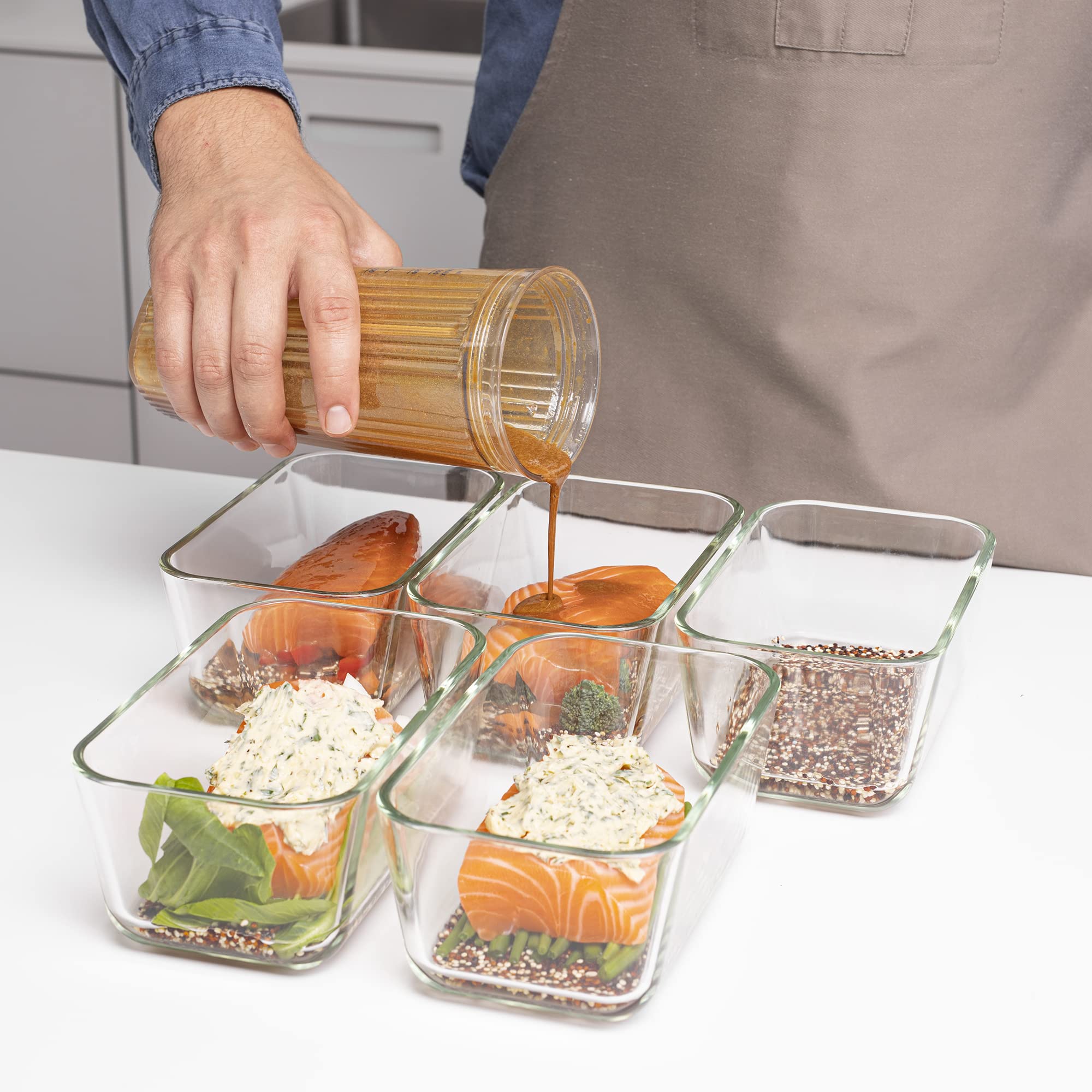 ZWILLING Fresh & Save - Recipiente hermético para almacenamiento de alimentos, mediano, La Mer