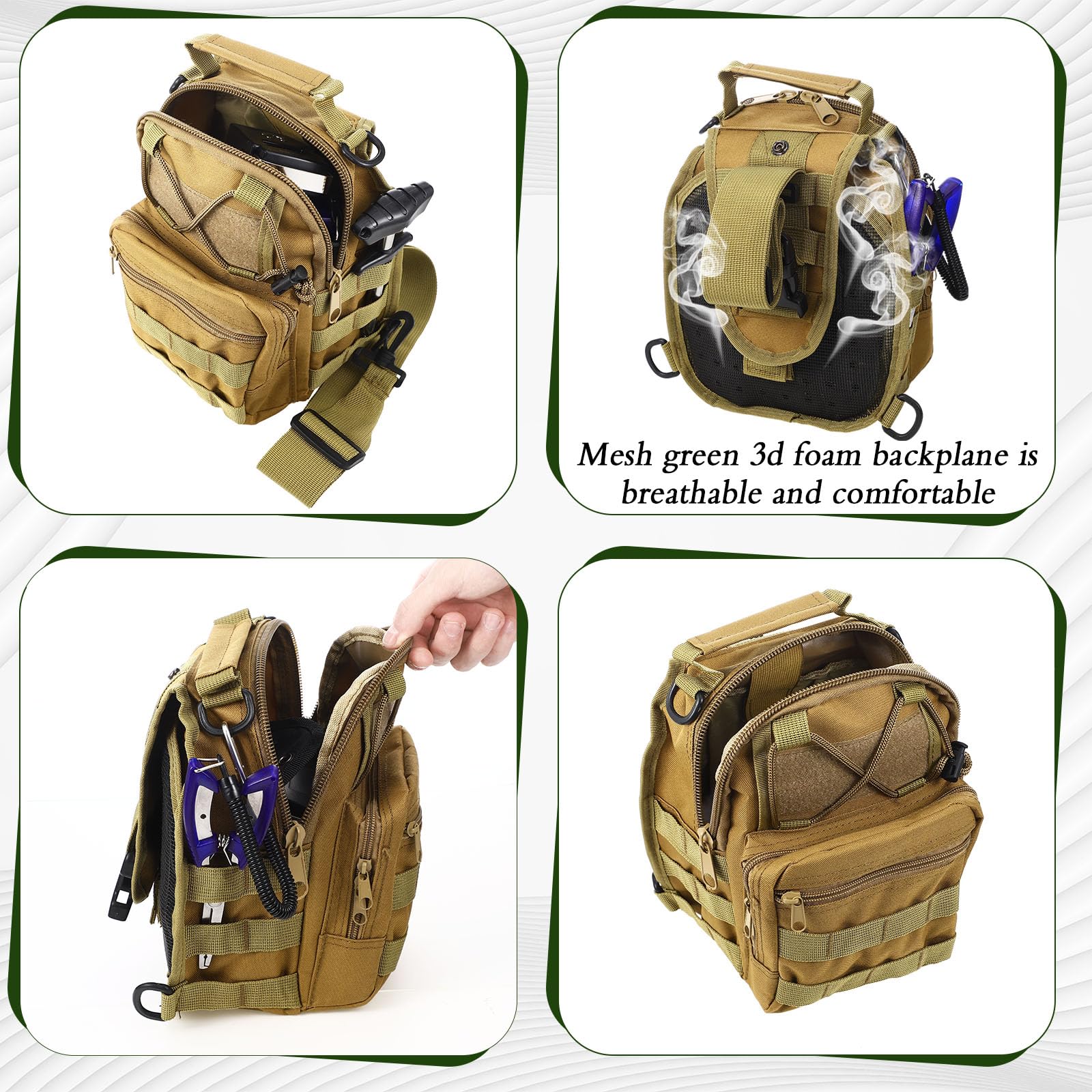 Gemscream Kit de herramientas de pesca de 393 piezas, caja de aparejos con aparejos incluidos, señuelos de pesca, alicates, equipo y equipo de aparejos de cebo, kit de equipo de señuelo, herramienta