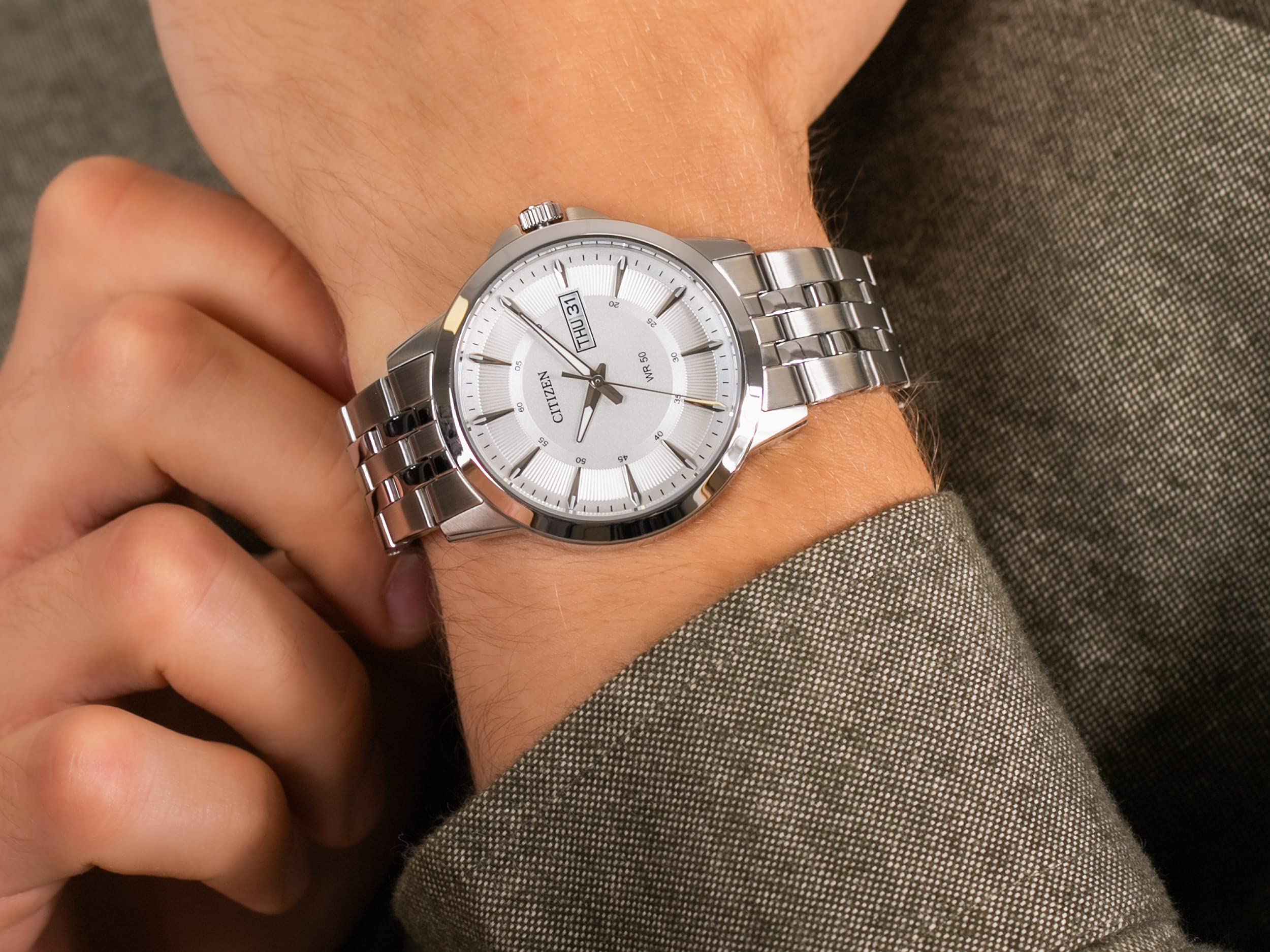 Citizen 32001463 - Orologio da uomo analogico al quarzo, in acciaio INOX