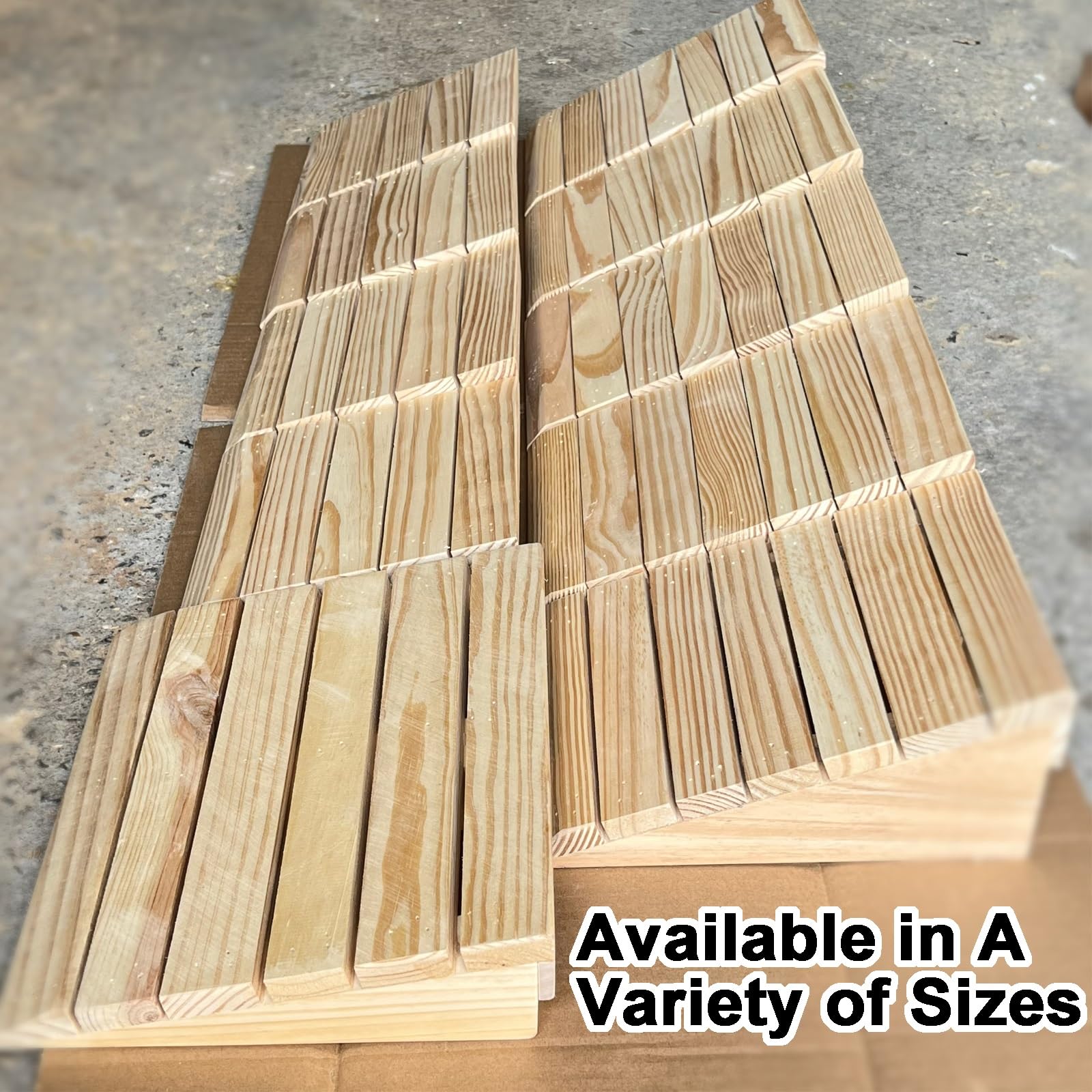 Rampas para Silla de Ruedas de Madera, Altura de 7 cm a 15 cm, Portátil, Antideslizante y Ligera, para Casas, Puertas, Patios y Entradas(20x25.8x13cm)