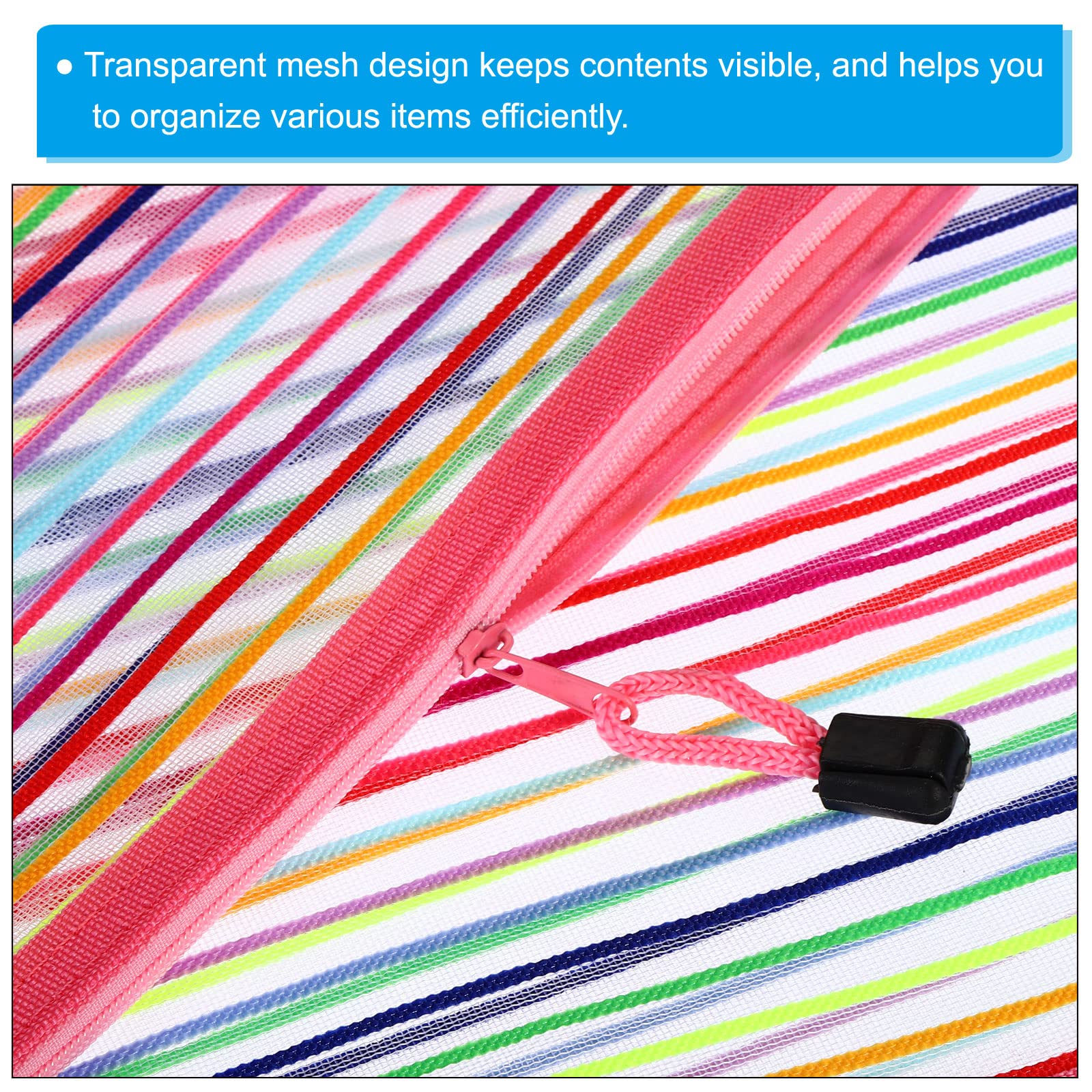 PATIKIL Mesh Zipper Pouch - Image 4