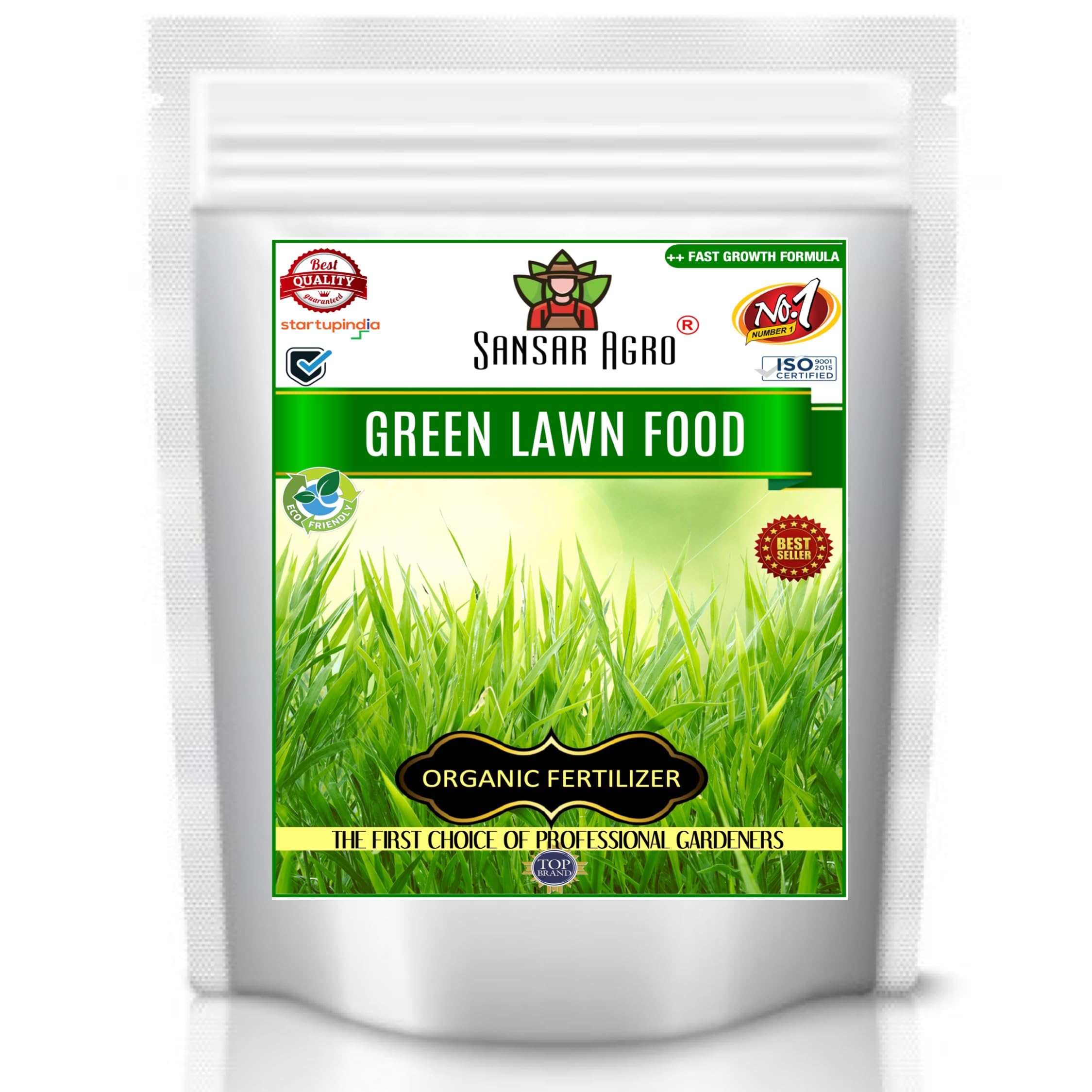 Sansar Agro® Green Lawn Food, Essential Organic Fertilizer for Plants, Double Filtered with All Required Nutrients and Active Micro-Organism for heavy flowering (5 kg) (B09HMRWG39) Amazon Price History, Amazon Price Tracker
