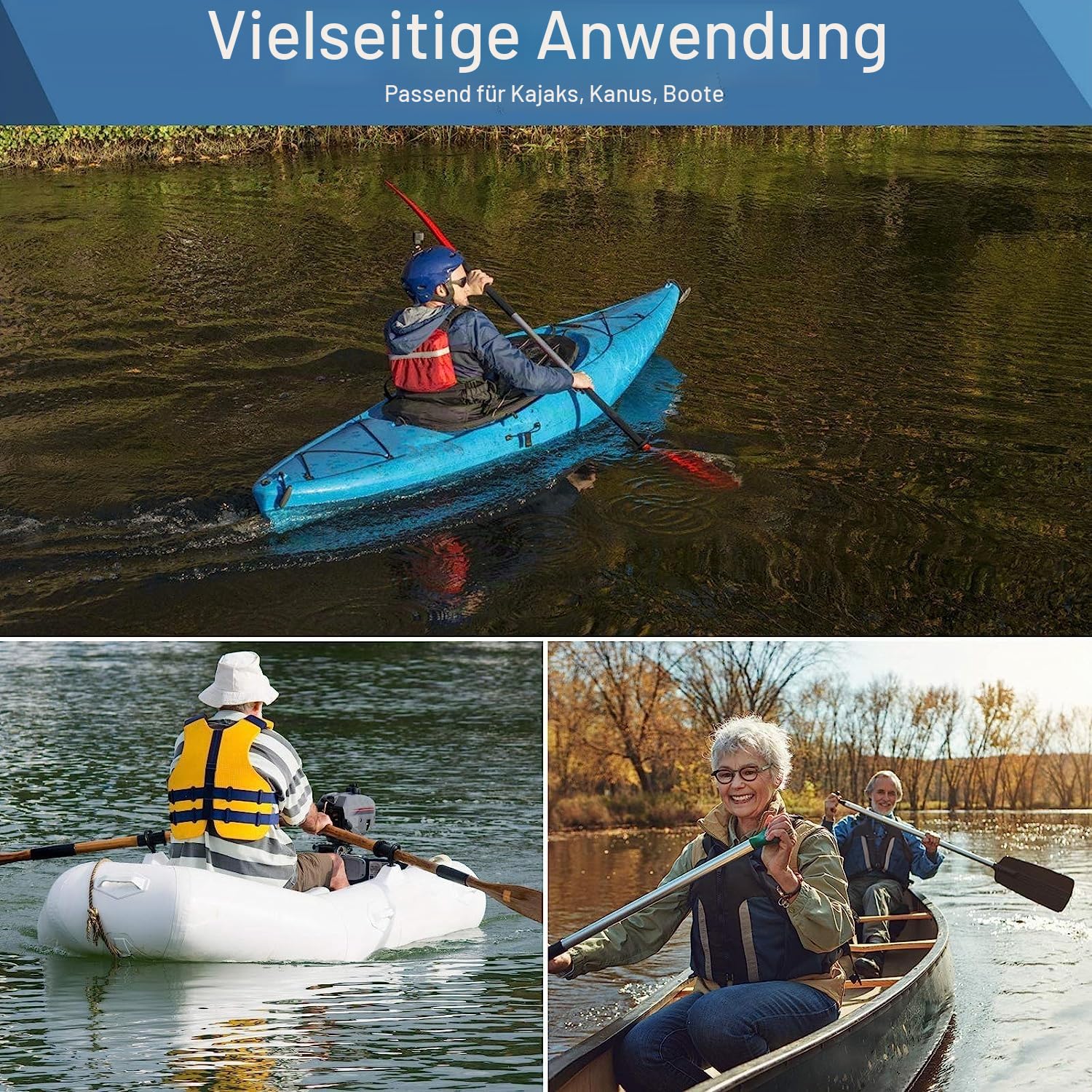 Kajak-Spritzrock, universal, verstellbar, Nylon, Surf-Cockpit, wasserdichte Abdeckung, Wassersport-Zubehör (schwarz)