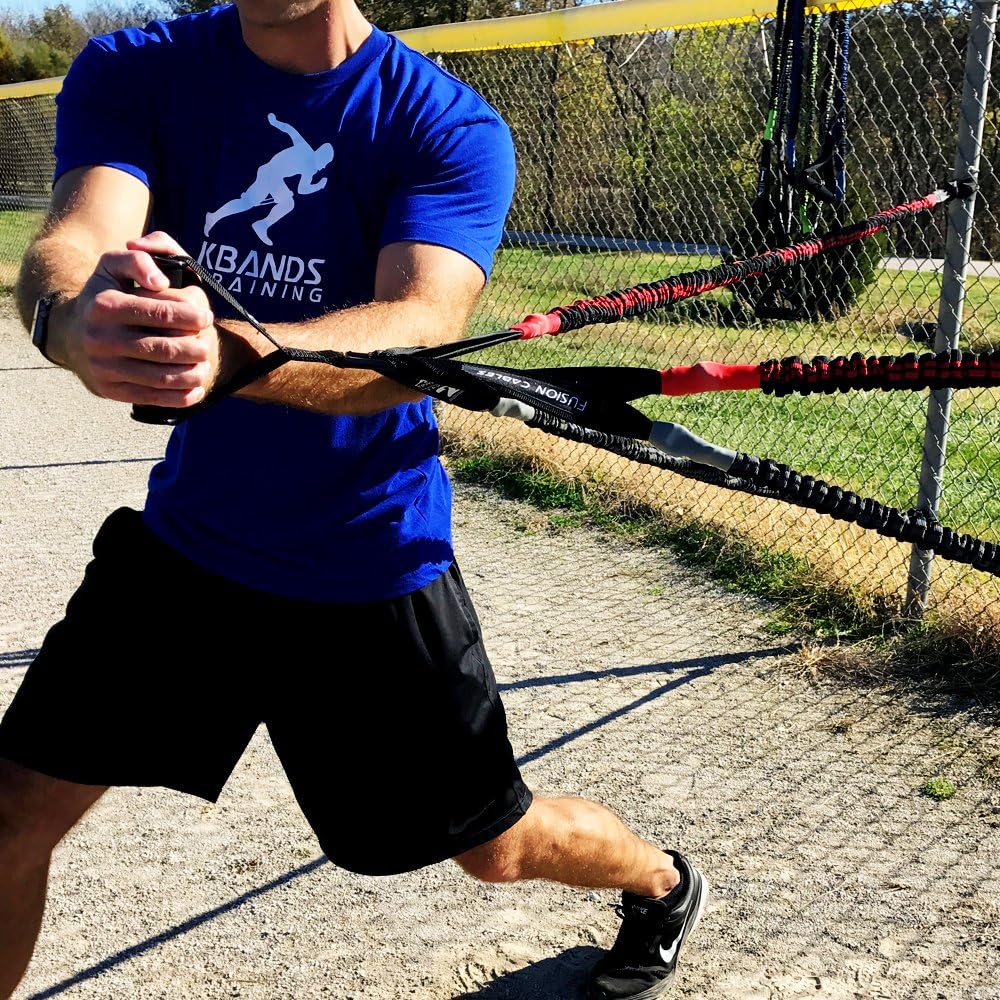 Kbands Fusion Cables Velocity Trainer (Baseball - Softball Resistance Arm Bands for Strength and Velocity) (Int/Adv 14 Years or Older) : Sports & Outdoors