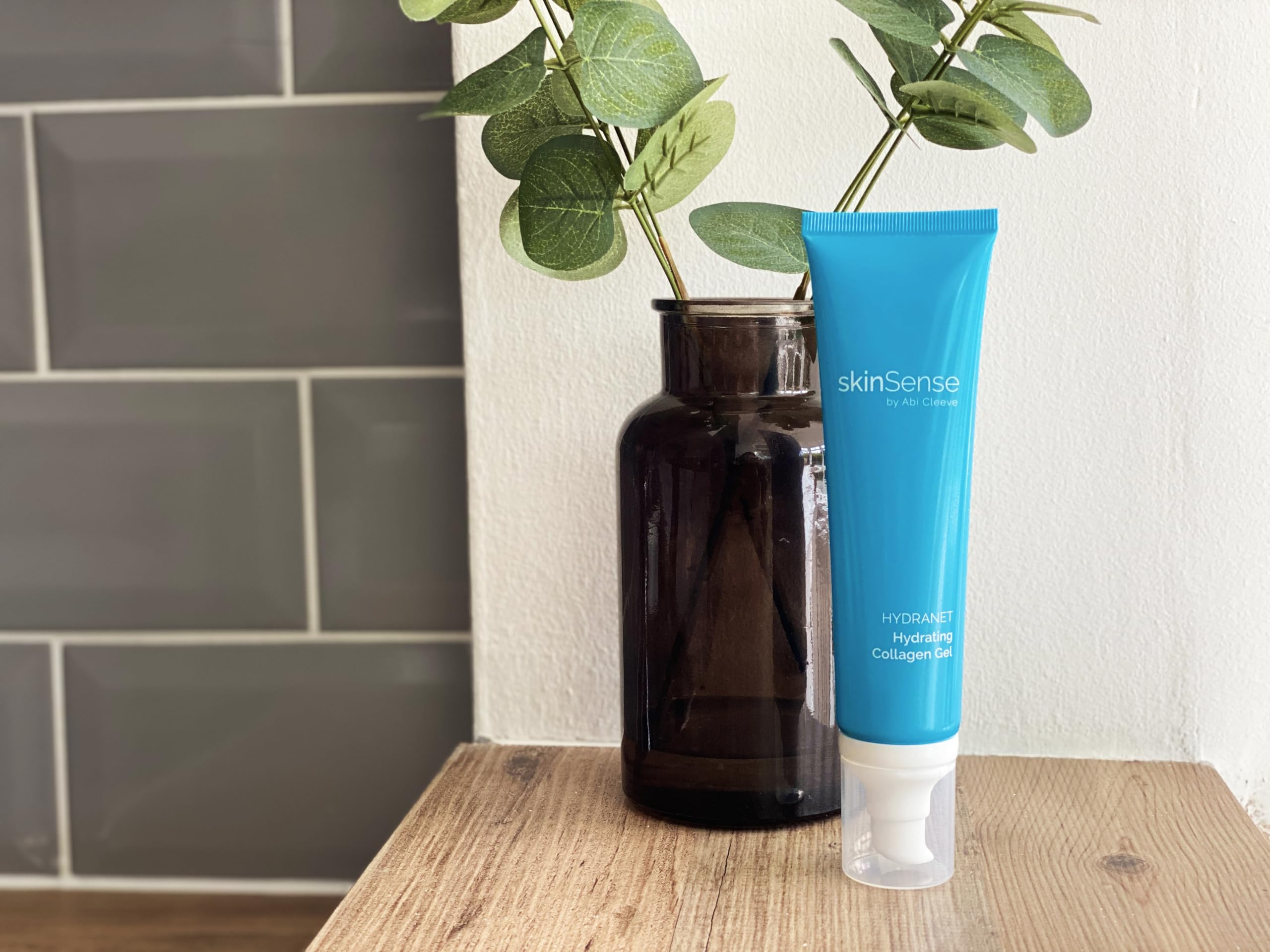 SkinSense Hydranet Hydrating Collagen Gel 100ml, Collagen Moisturiser, Vegan Collagen Gel, Hydrating Face Serum - Image 2