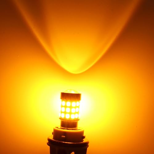 Miniatura 3 de Alla Lighting Bombillas LED ámbar superbrillantes BA15S 1156 de alta potencia 2835 39-SMD 1156NA 7506 3497 BA15S bombillas LED para señal de giro