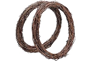 Byher Grapevine Wreath: A 12-Inch Rustic Charm for Your Creative Endeavors